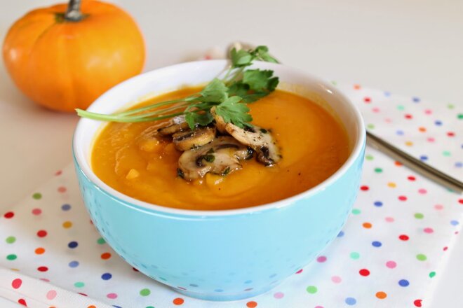Неймовірний гарбузовий суп з лісовии грибами від Гордона Рамзі
