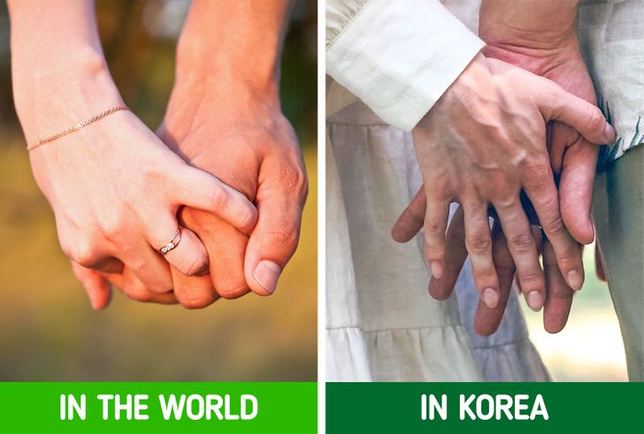 У Кореї пари часто не носять обручки після одруження.