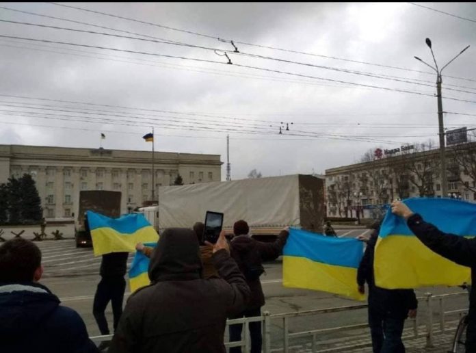 В окупованому Херсоні українці планують методично виходити на протестні акції