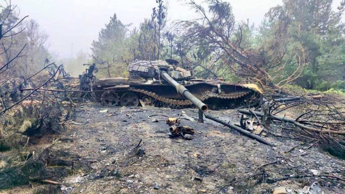 ЗСУ показали знищену на Київському напрямку техніку ворога