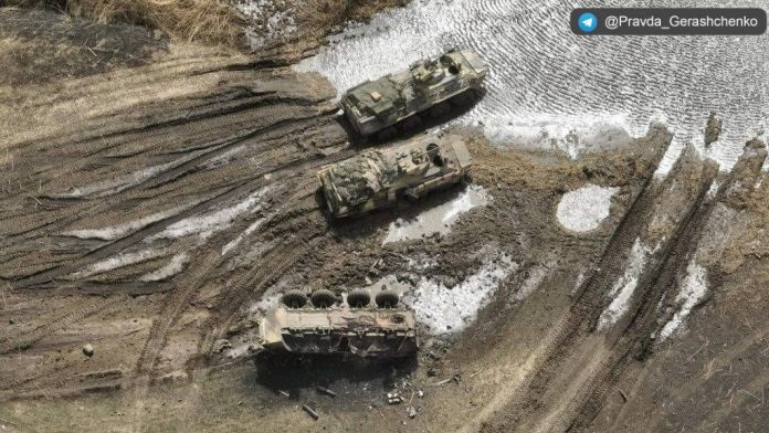Показали розбиту БТРГ противника на Донецькому напрямку