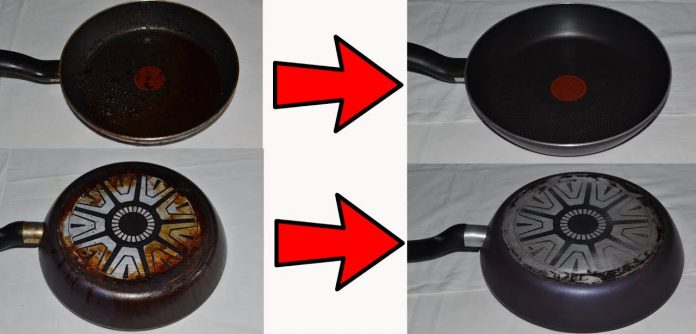 Як відмити сковорідку з антипригарним покриттям: 