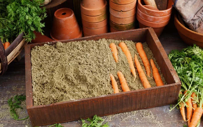 Чому господарі зберігають моркву в піску