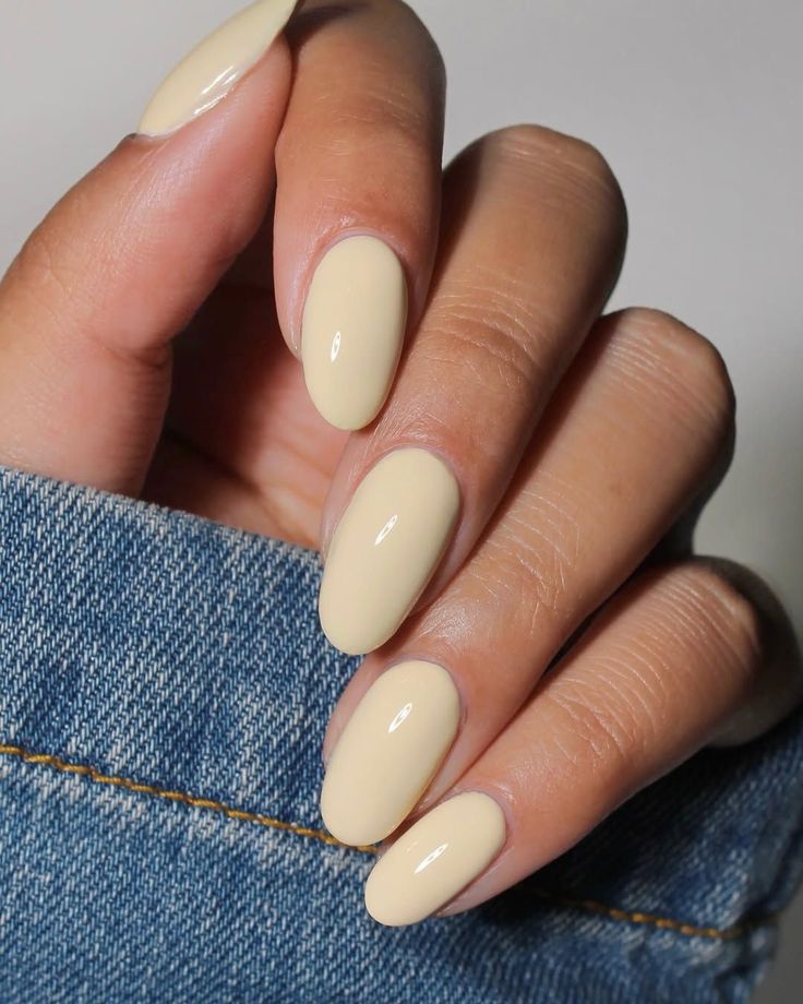 Butter yellows nails