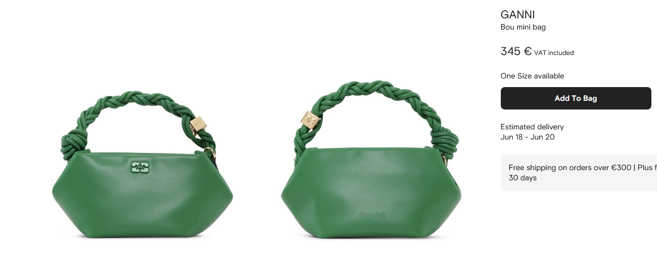 GANNI Bou mini bag